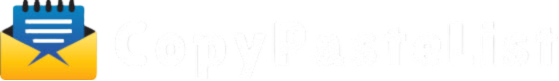 Copy Paste List
